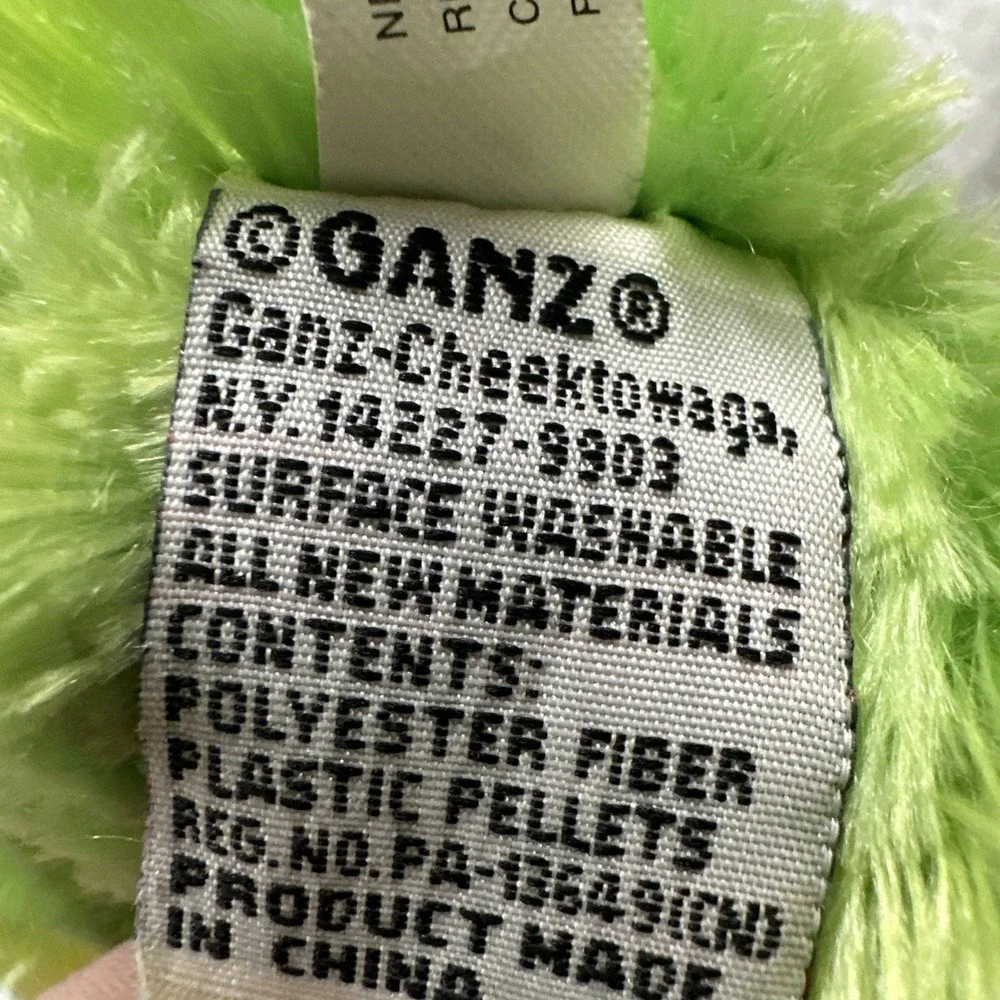 Ganz Webkinz Tie Dye‎ Frog Plush Stuffed Animal 8